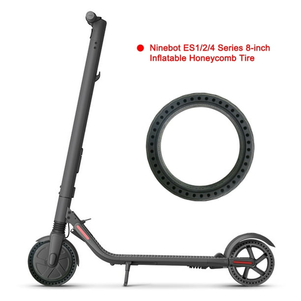 Inflatable Solid Tire Perfect for Ninebot ES1 ES2 ES4 Electric Scooter Anti Skid 
